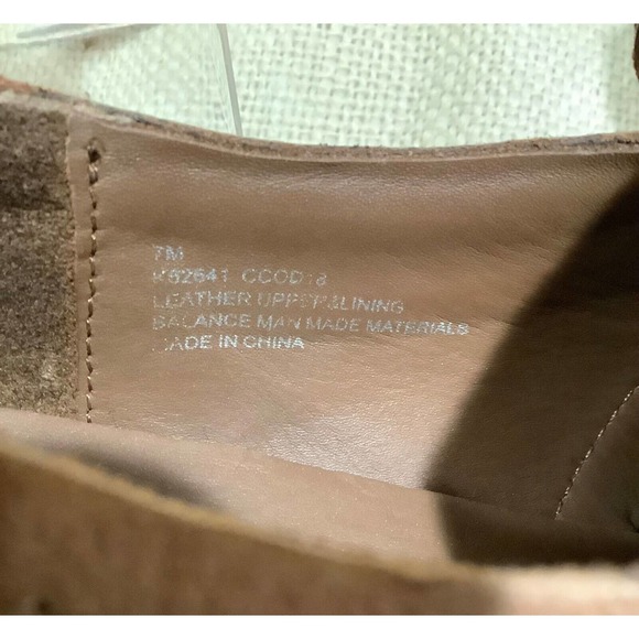 KORK EASE women’s Sz 7 brown leather wing tip Bailee Kiltie slip on loafer shoes - Picture 9 of 9